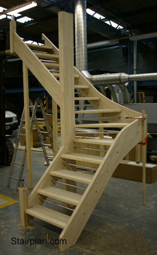 Beech Openplan Staircase