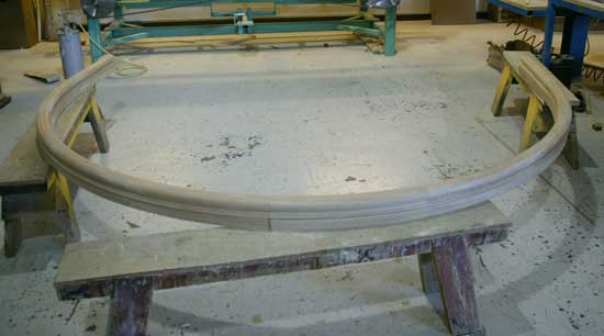Curved handrail and Baserail sections