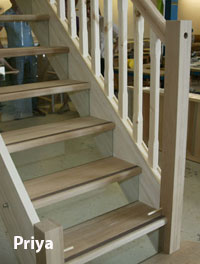 Priya Staircase with glass Risers