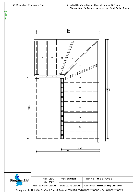 Laying out a Staircase