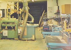 Inside the old workshop 