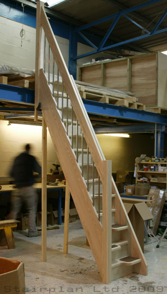 Ash Spacesaver Staircases