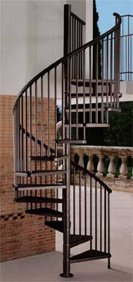 Exterior Spiral Staircase