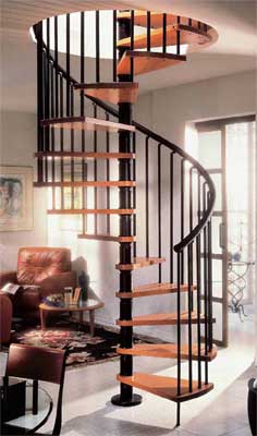 Gamia Wood Spiral Staircase