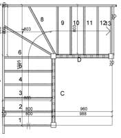 S5W34N Winder Staircase