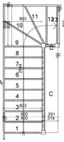 S8W31N Winder Staircase