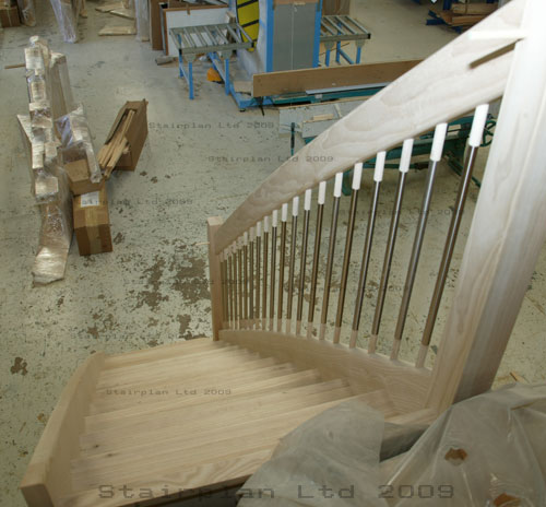 Looking down the Ash Staircase