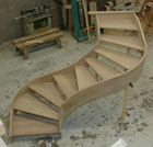 Oak Open Curved Stairs