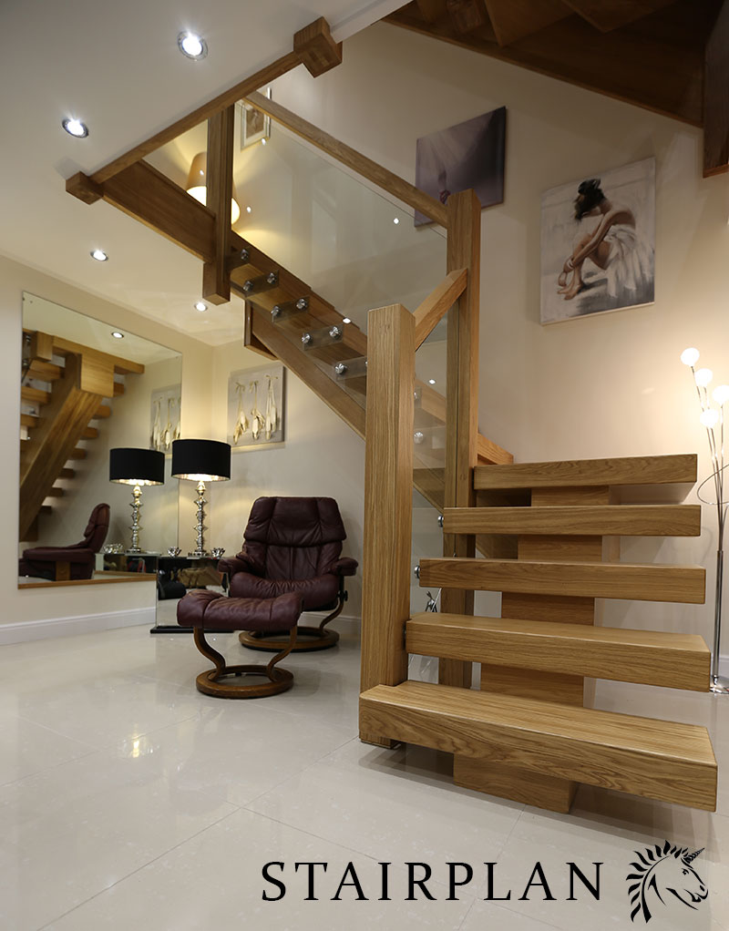 The X-Vision Oak staircase by stairplan