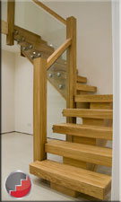 x vision staircases floating treads on a central carriage