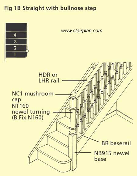Standard entry detail with Bullnose step