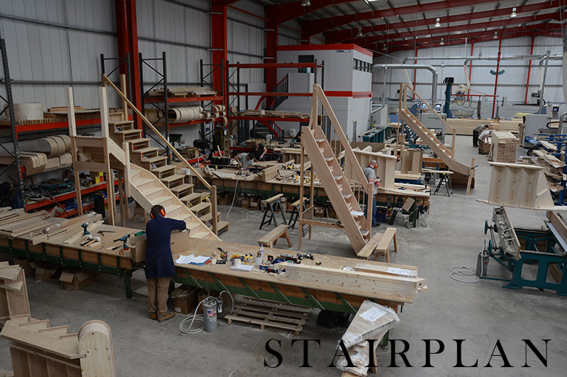staircases in production buy your staircases from stairplan