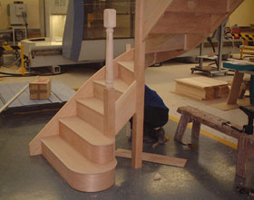 Double curtail step